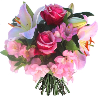 Livraison Fleurs Anniversaire Bouquet Rose Princesse