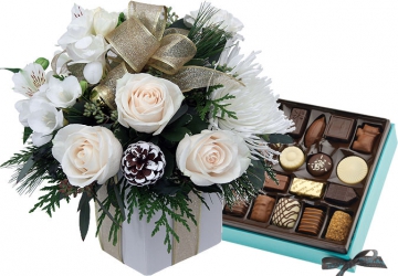 Bouquet Neige et Chocolats