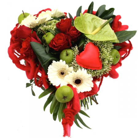 Fleurs Saint Valentin Livraison Du Bouquet Cœur Eden Floraclic